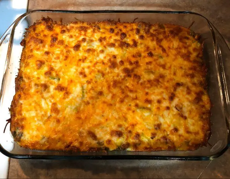 Low-Carb Bacon Cheeseburger Casserole - Life with Susan