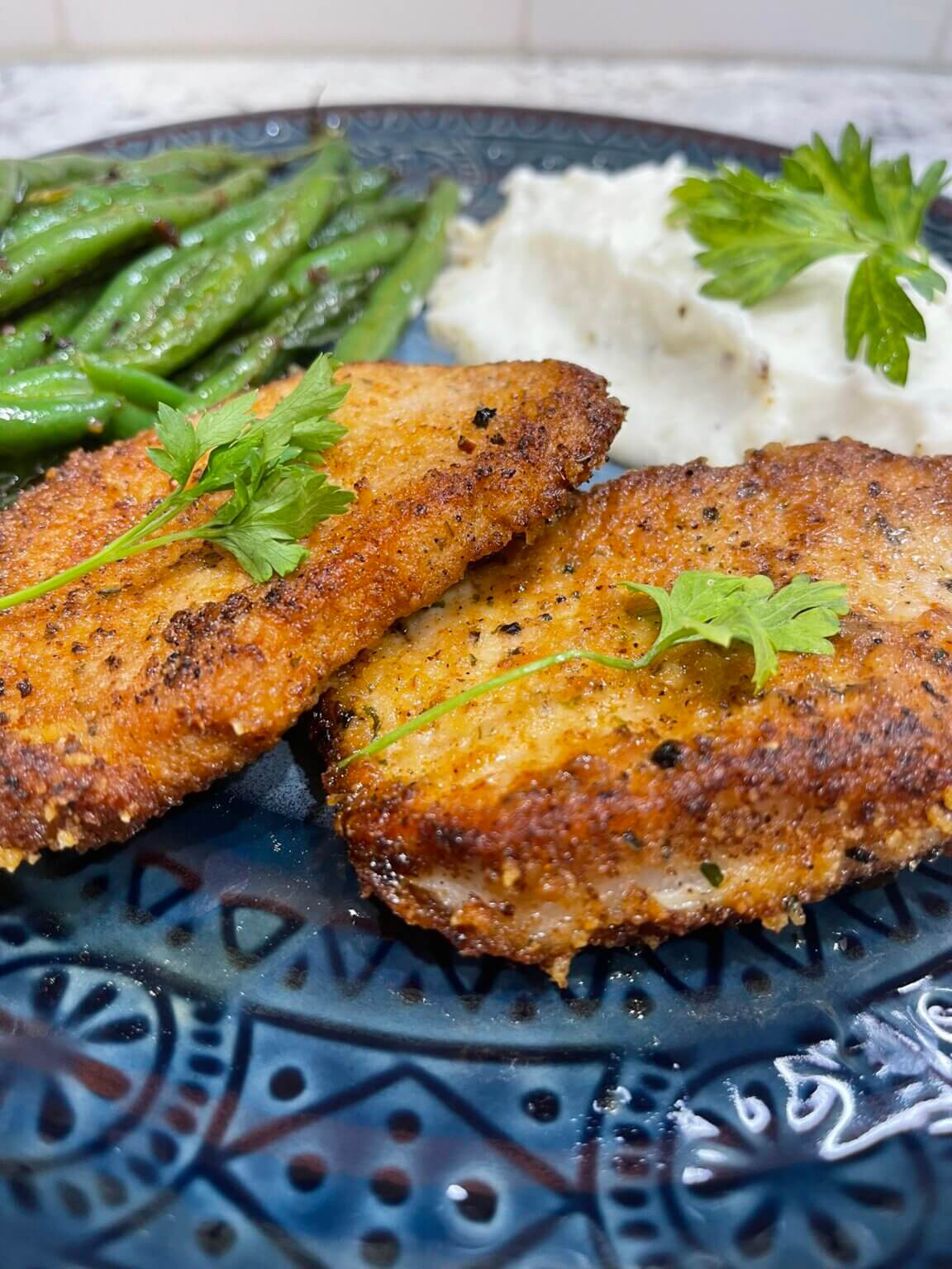 Baked Parmesan Crusted Pork Chops Life With Susan