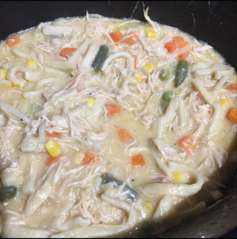 Comforting Chicken & Noodles Crockpot Life with Susan
