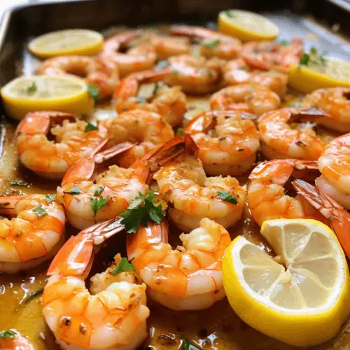 Lemon Butter Baked Shrimp - Life with Jeviko