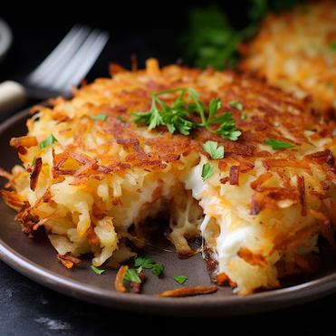 Crispy and Cheesy Hash Browns