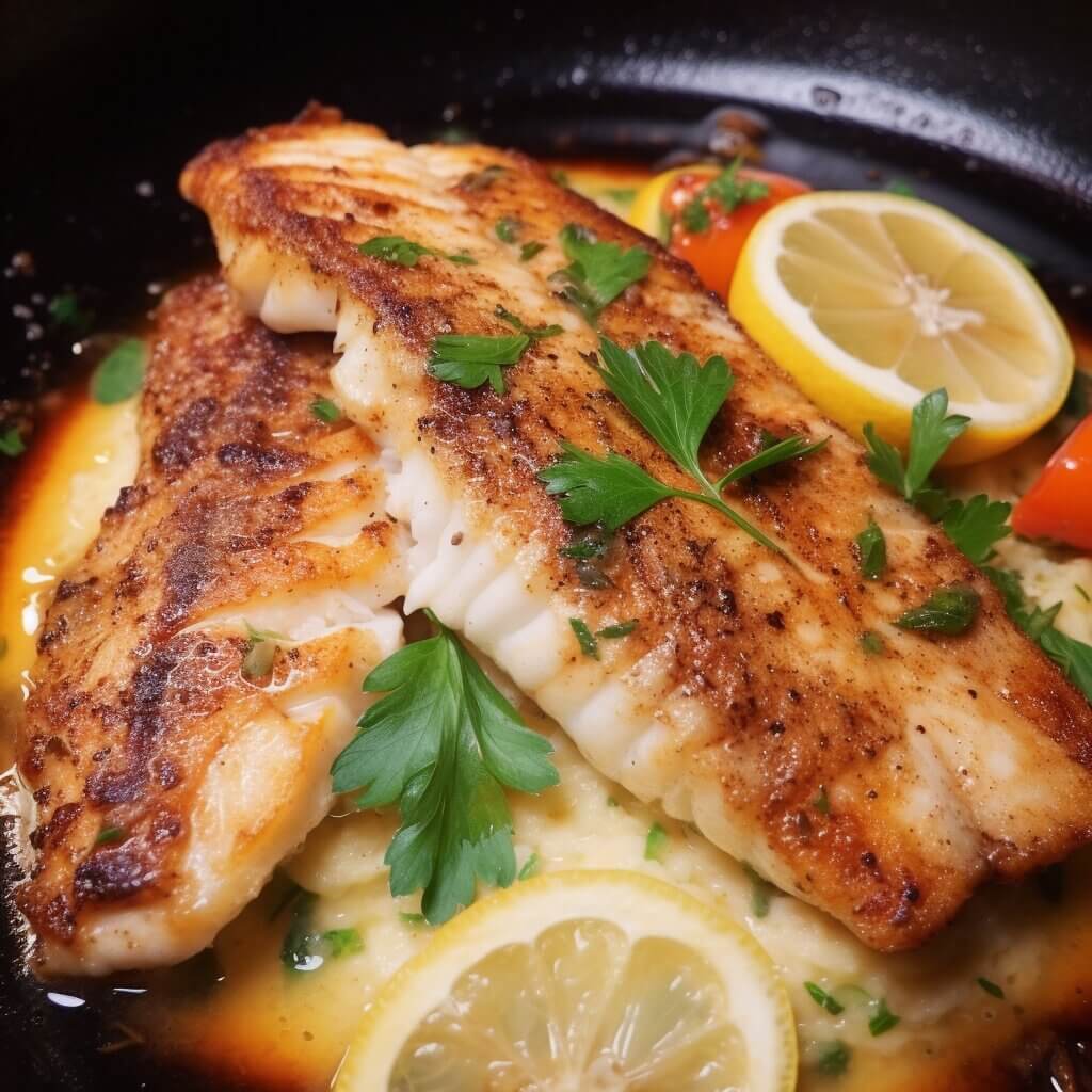 Pan Seared Fish Fillet - Life with Susan