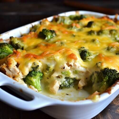 Skinny Chicken Broccoli Casserole Life with Susan