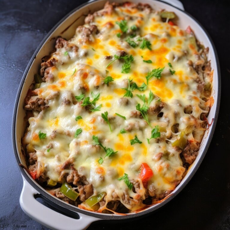 Philly Cheese Steak Casserole Life with Susan
