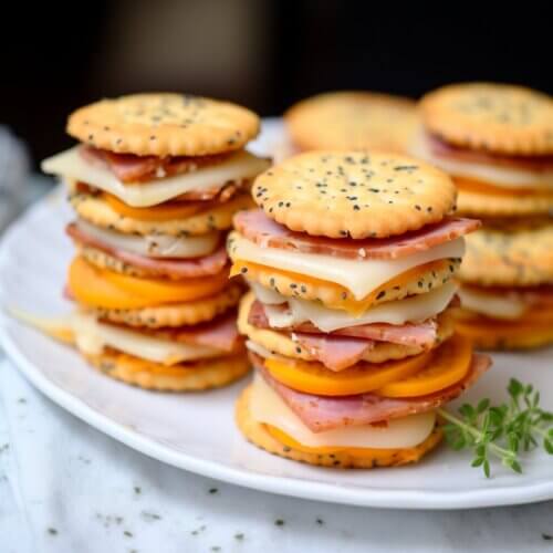 Ritz Cracker Party Sandwiches - Life with Jeviko