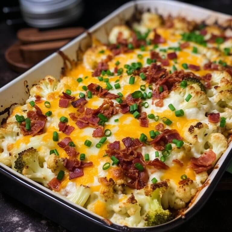 Loaded Cauliflower Bake Life with Susan