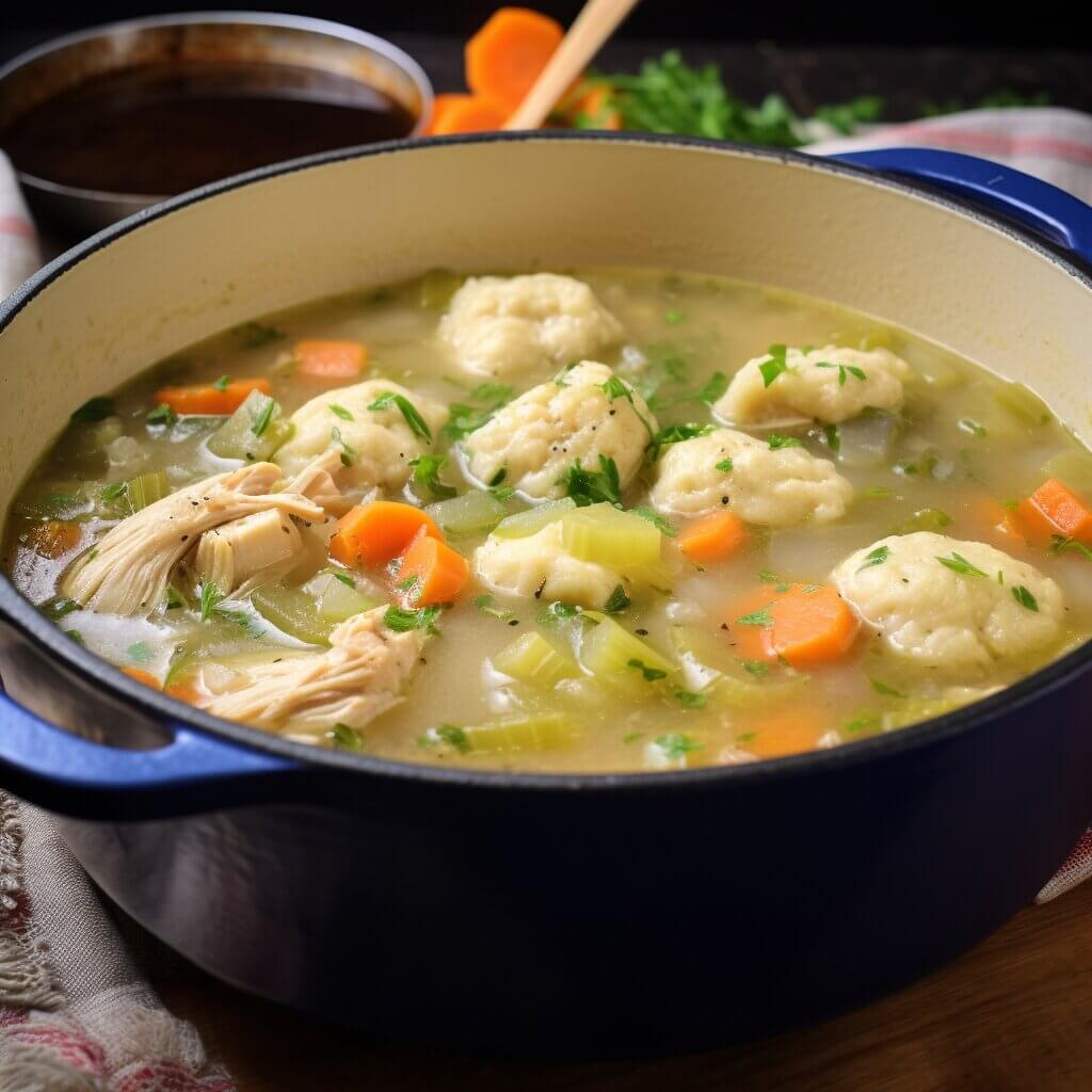 Chicken And Dumpling Soup - Life with Susan