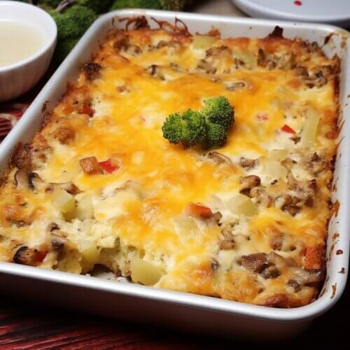 Christmas Breakfast Casserole - Life with Susan