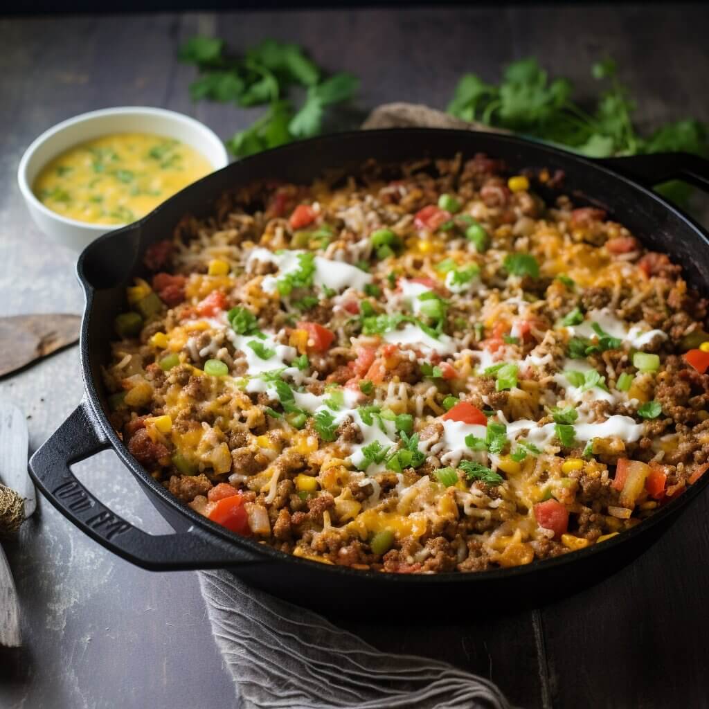 ONE POT MEXICAN RICE CASSEROLE - Life with Susan