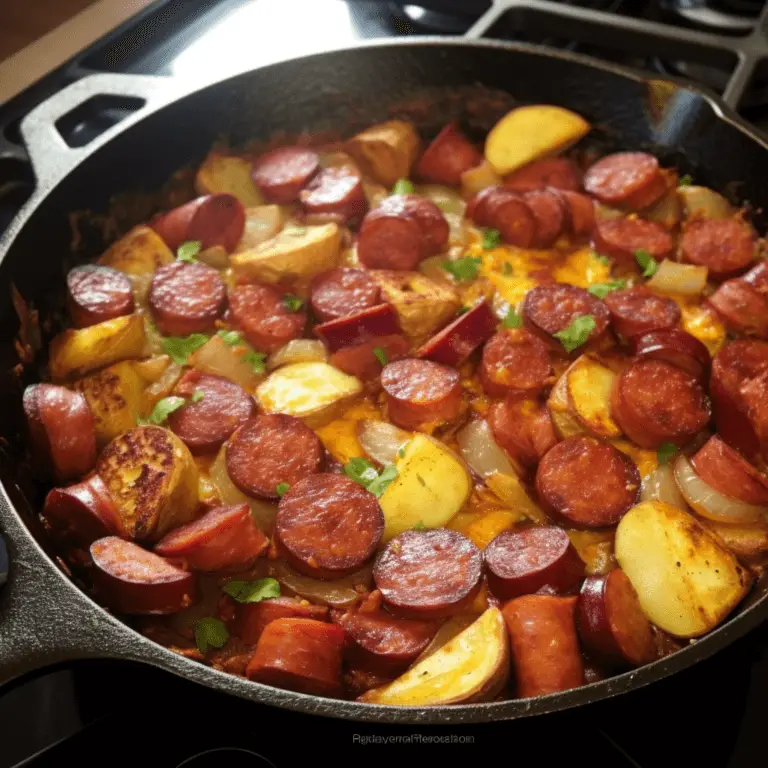 Oven Roasted Smoked Sausage and Potatoes - Life with Susan