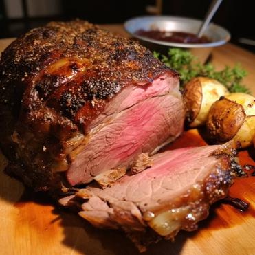 Poor Man's Mock Prime Rib - Frugal Hausfrau