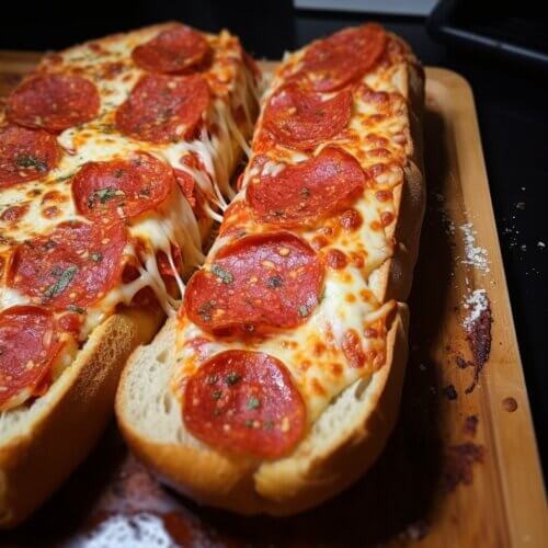 Pepperoni Garlic Bread - Life with Susan