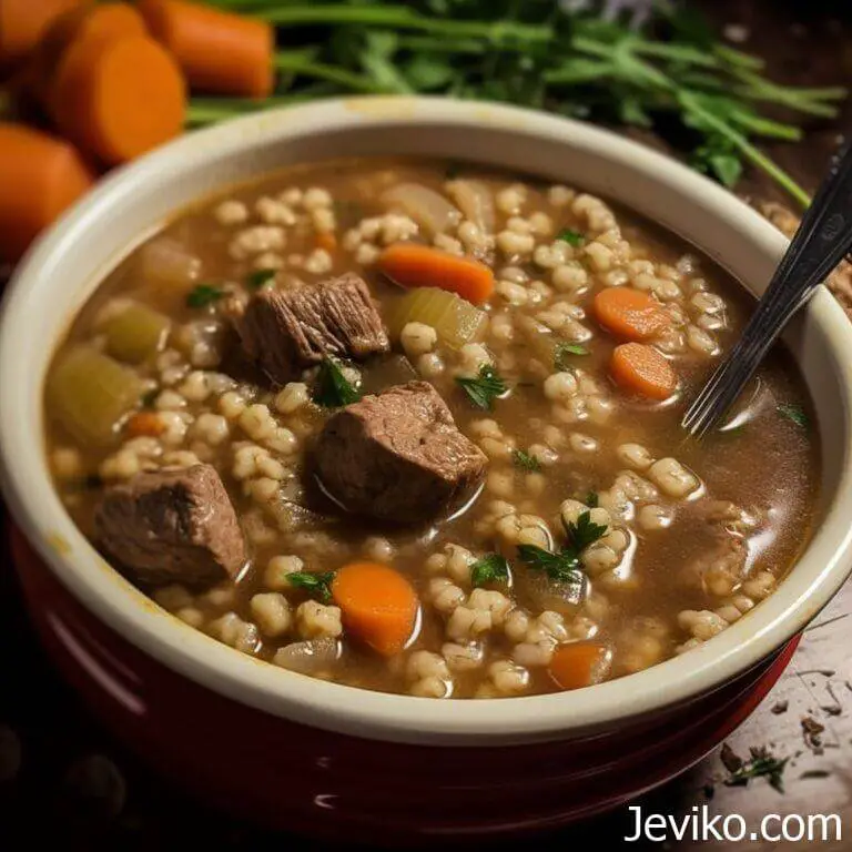 Beef & Barley Soup Crock Pot - Life with Susan