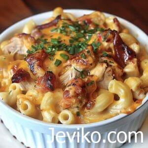 Barbecue Chicken Mac and Cheese - Life with Jeviko