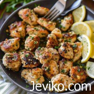 lemon garlic chicken bites - Life with Jeviko