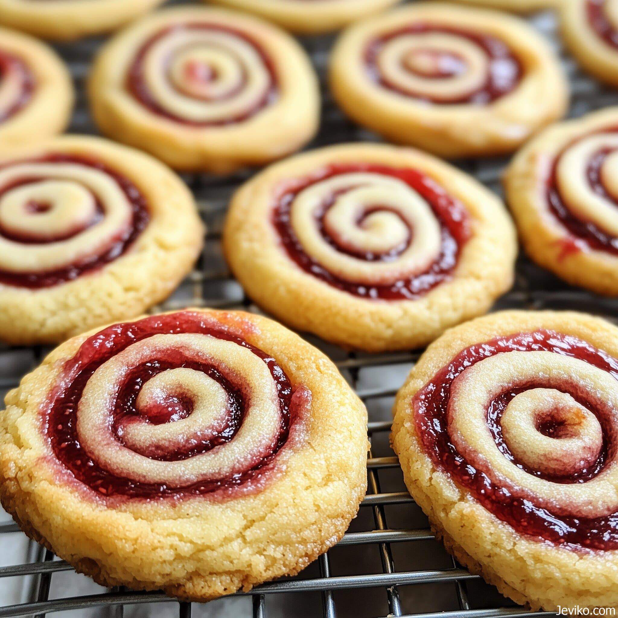 Circle Raspberry Cookies Raspberry Swirl Cookies - Life with Jeviko